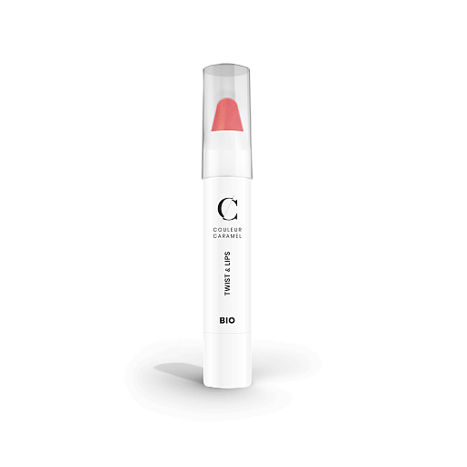 COULEUR CARAMEL Помада - карандаш для губ "Twist&lips" 408 Перламтуровый розовый Срок годности до 31.07.2024